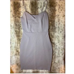 (Mystic) Lavender spaghetti strap dress.